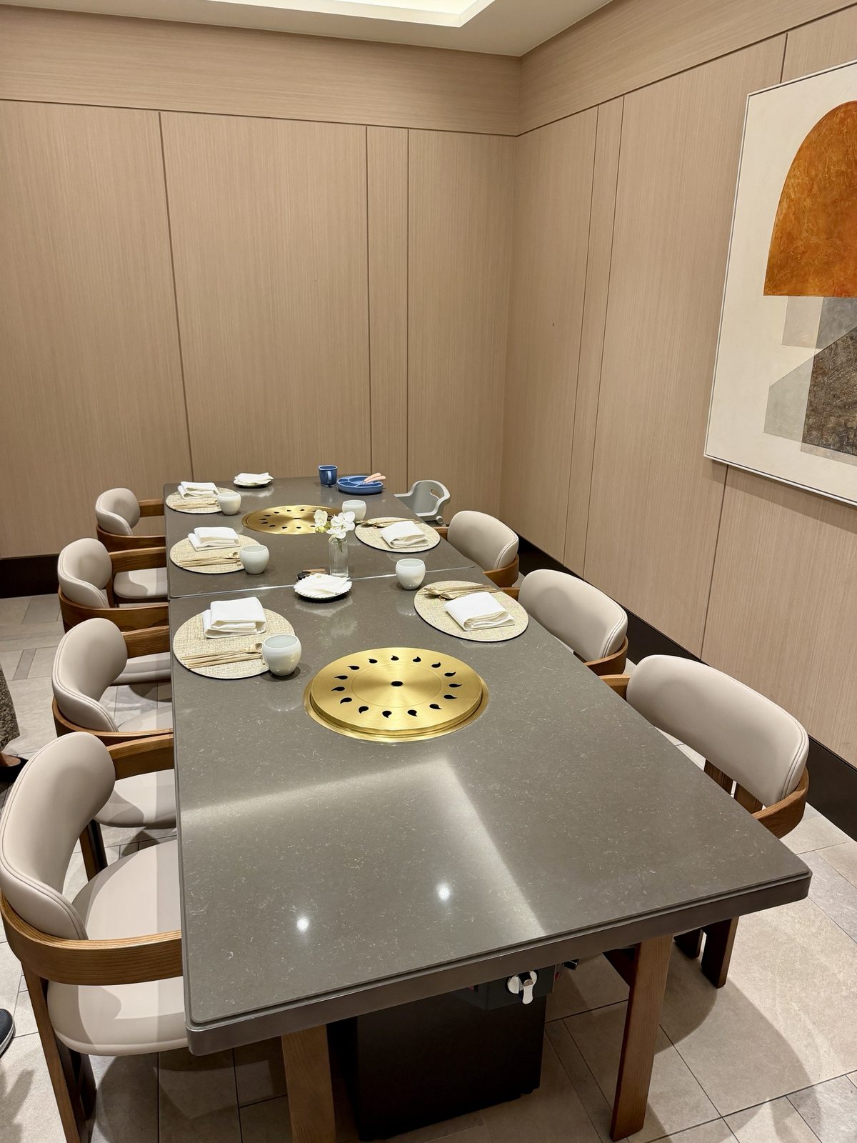 삼원가든 별채 원목 테이블 프라이빗 룸 / Private room with wooden table at Samwon Garden Annex