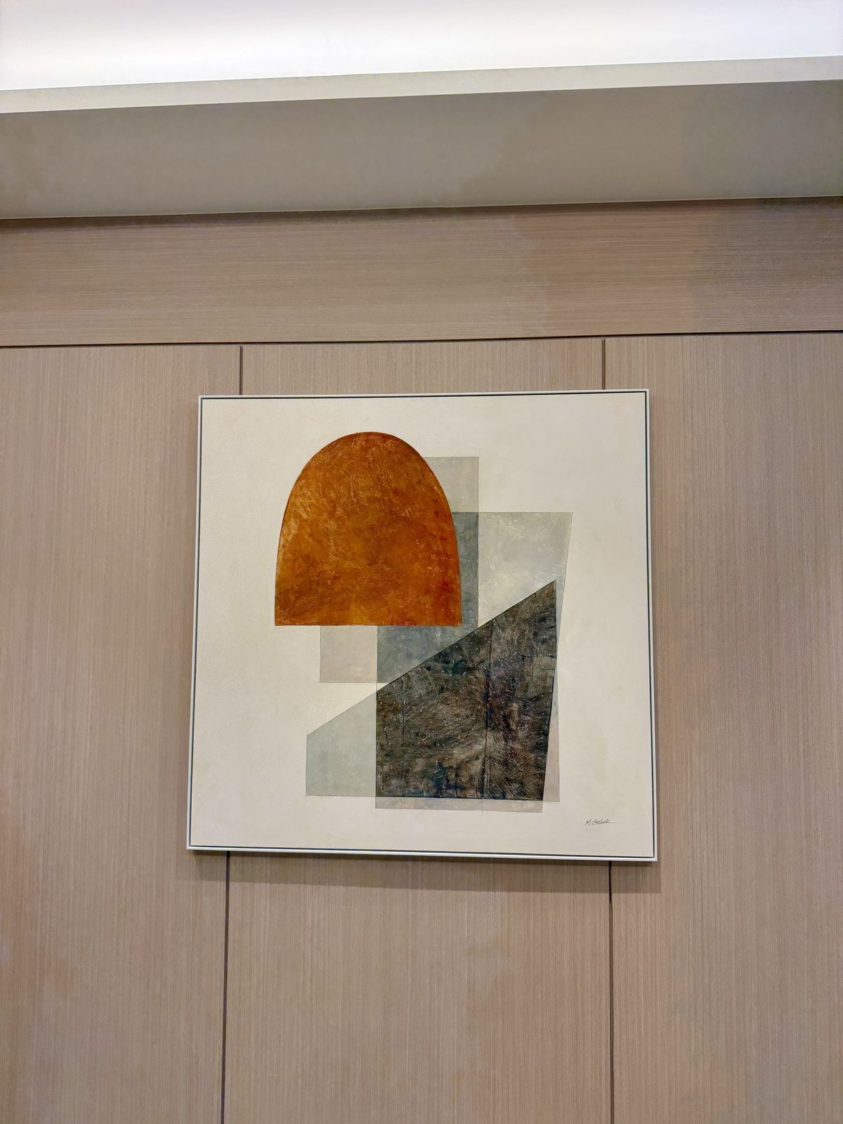 삼원가든 별채 룸 벽면 그림 / Artwork on the wall of a private room